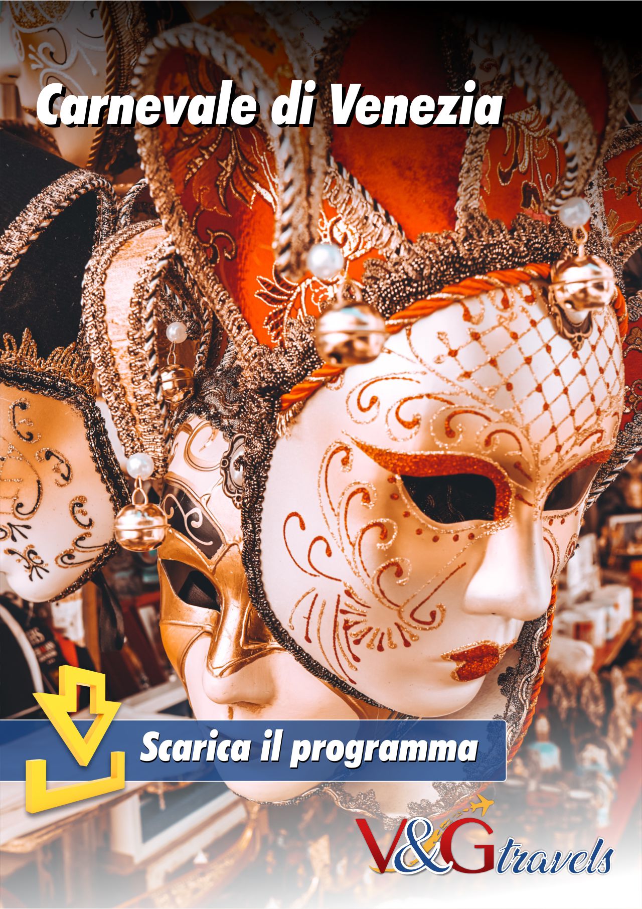 Locandina del viaggio Carnevale di Venezia